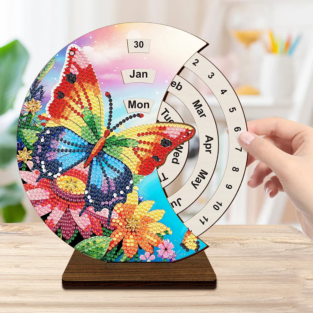 Regenbogen-Schmetterling | Kalender | Diamond painting