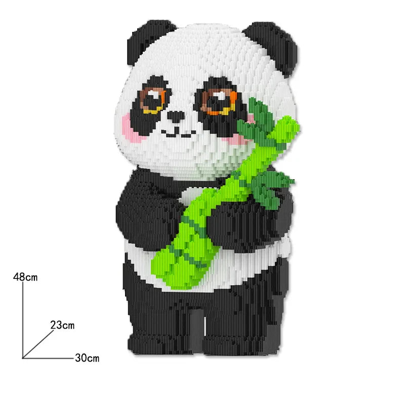 MEGA Panda mit Bambus | Bausteine