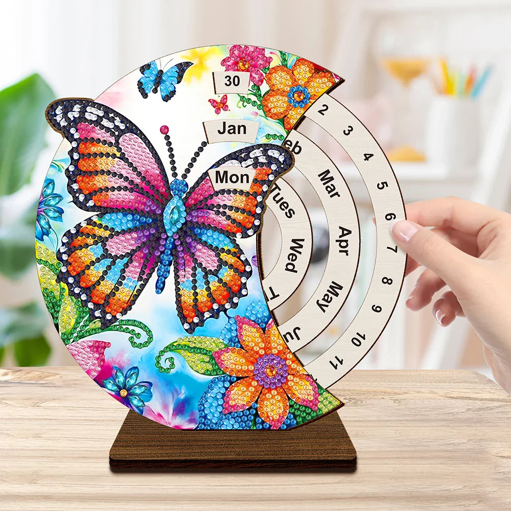 Bunter Schmetterling | Kalender | Diamond painting