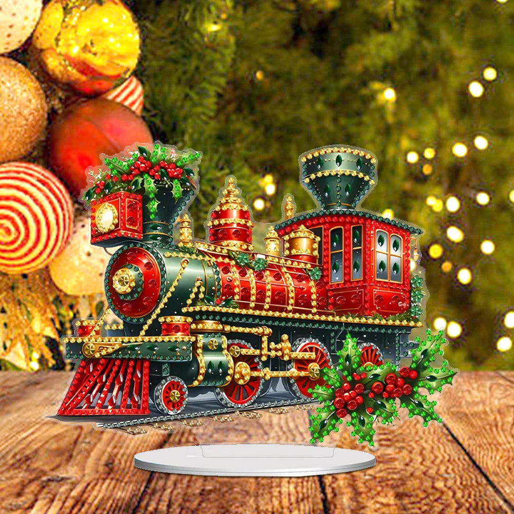 5D Weihnachtszug | Diamond Painting