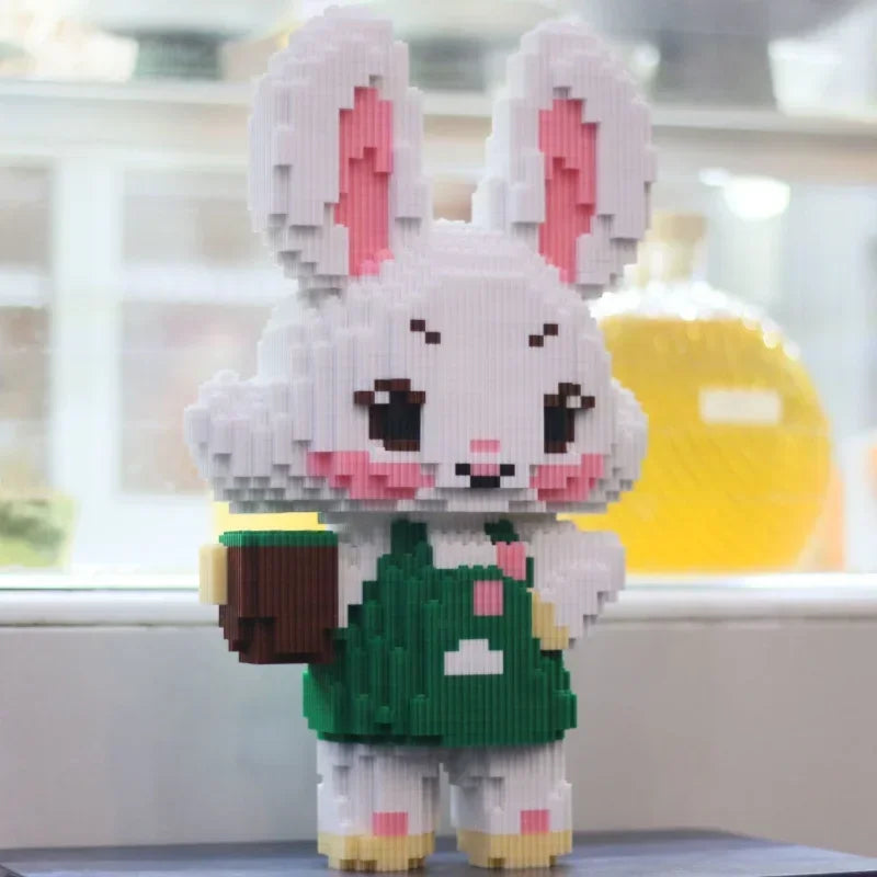 weißes Kaninchen  | Bausteine