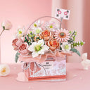 Rosa Rose Korb  | Bausteine