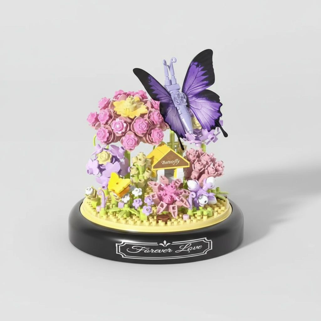 Lila Schmetterlingsgarten | Bausteine