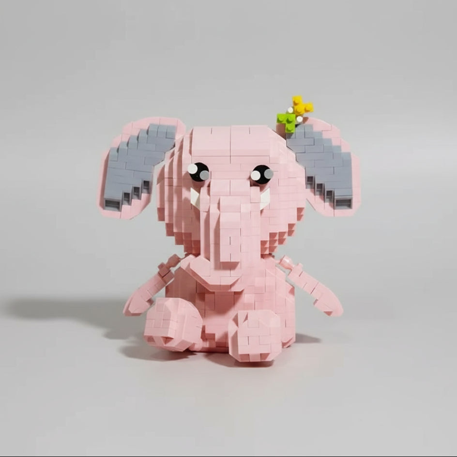 Rosa Elefant  | Bausteine