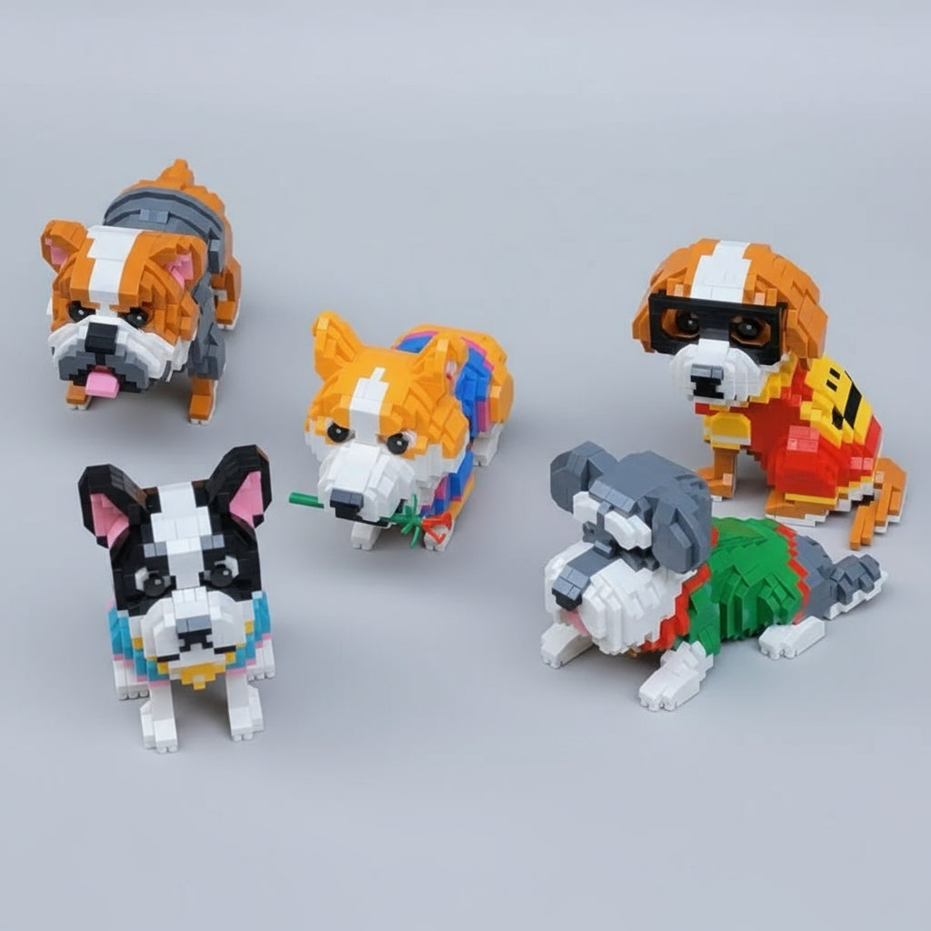 Englische Bulldogge  | Bausteine