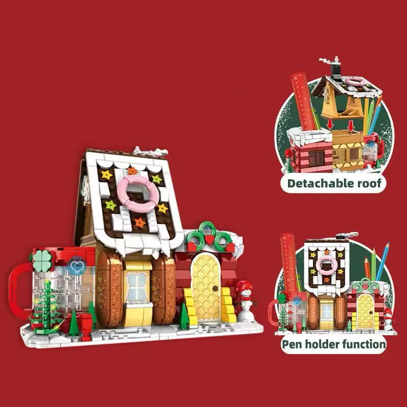 Kuchenhaus Stiftehalter  | Bausteine