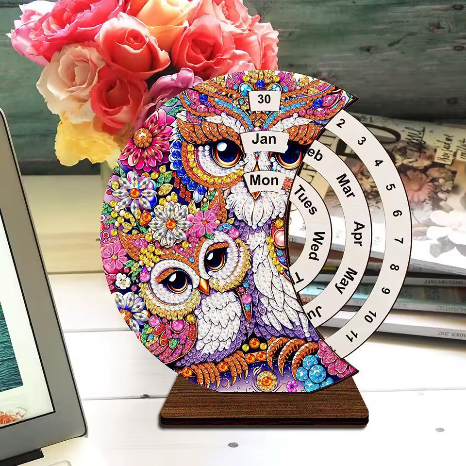 Eulen | Kalender | Diamond painting