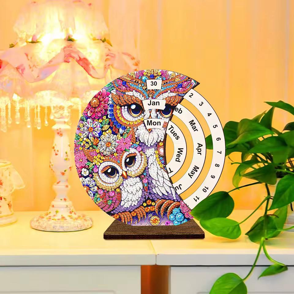 Eulen | Kalender | Diamond painting