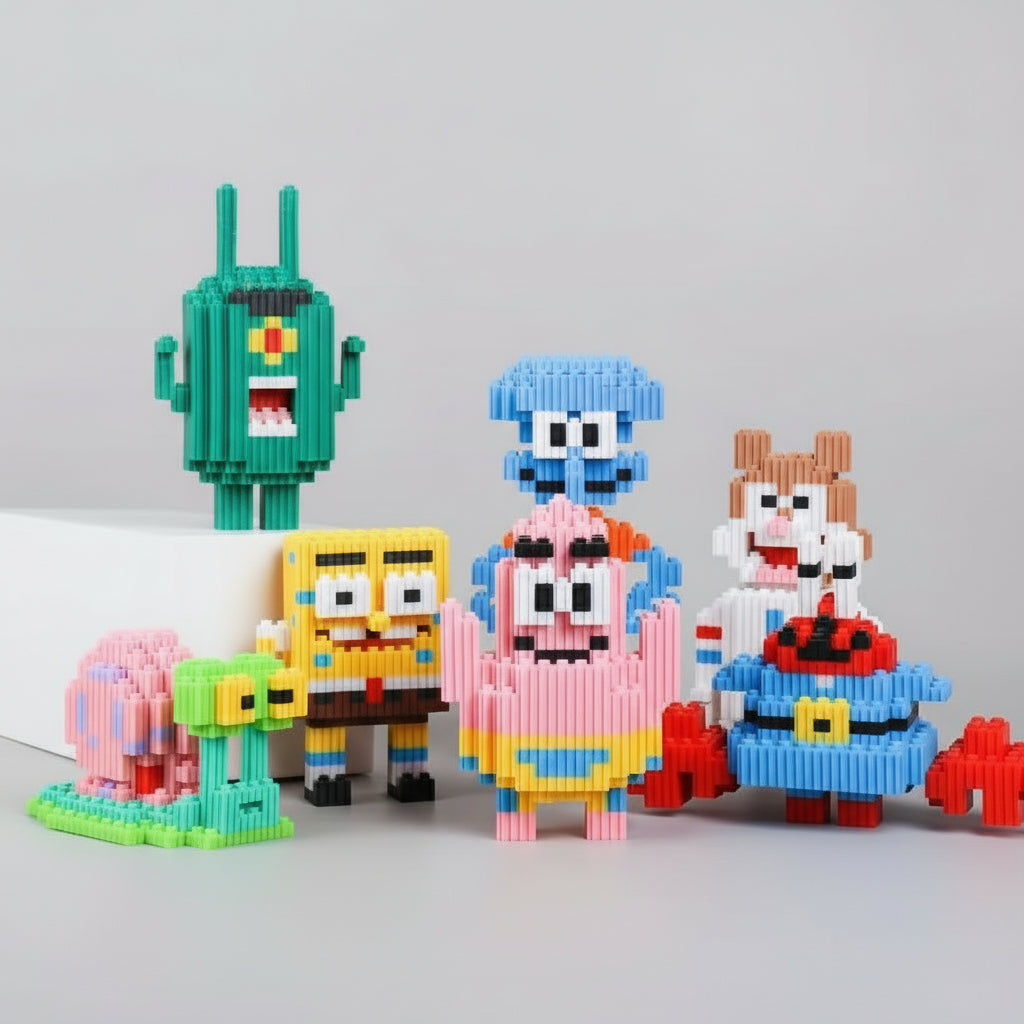 Mini-Schwamm-Familie  | Bausteine