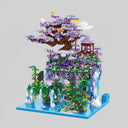 Bauminsel mit Wasserfall  | Bausteine