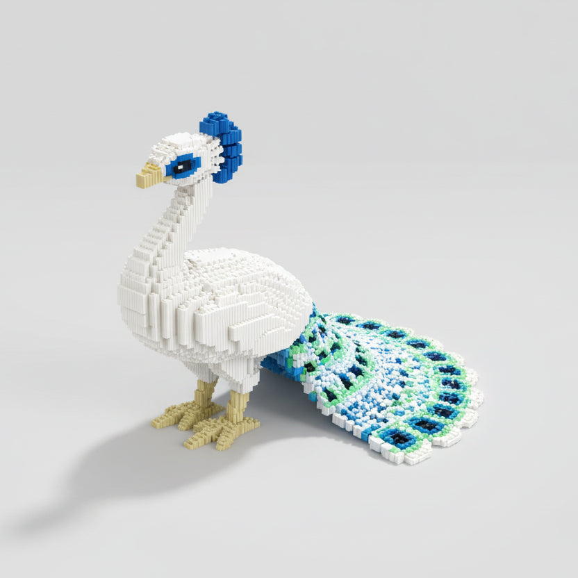 Weißer Pfau | Bausteine
