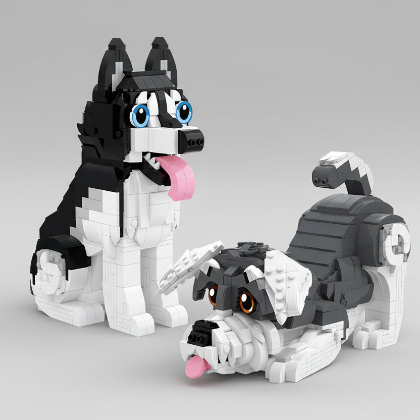 Liegender Schnauzer | Bausteine