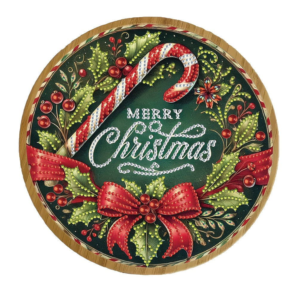 Merry Christmas | Tablett | Diamond Painting