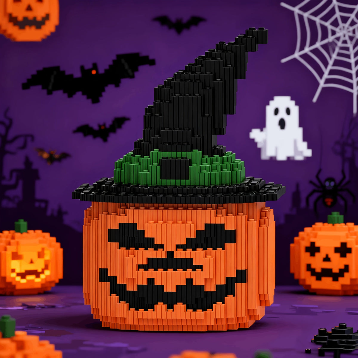 Halloween-Kürbis | Bausteine