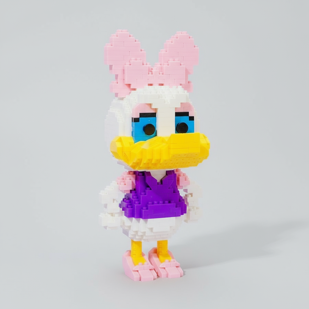 Ente im lila Anzug  | Bausteine
