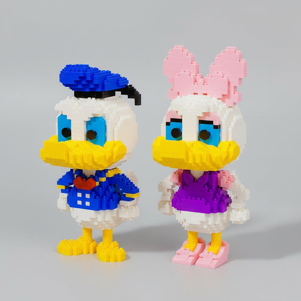 Ente im lila Anzug  | Bausteine