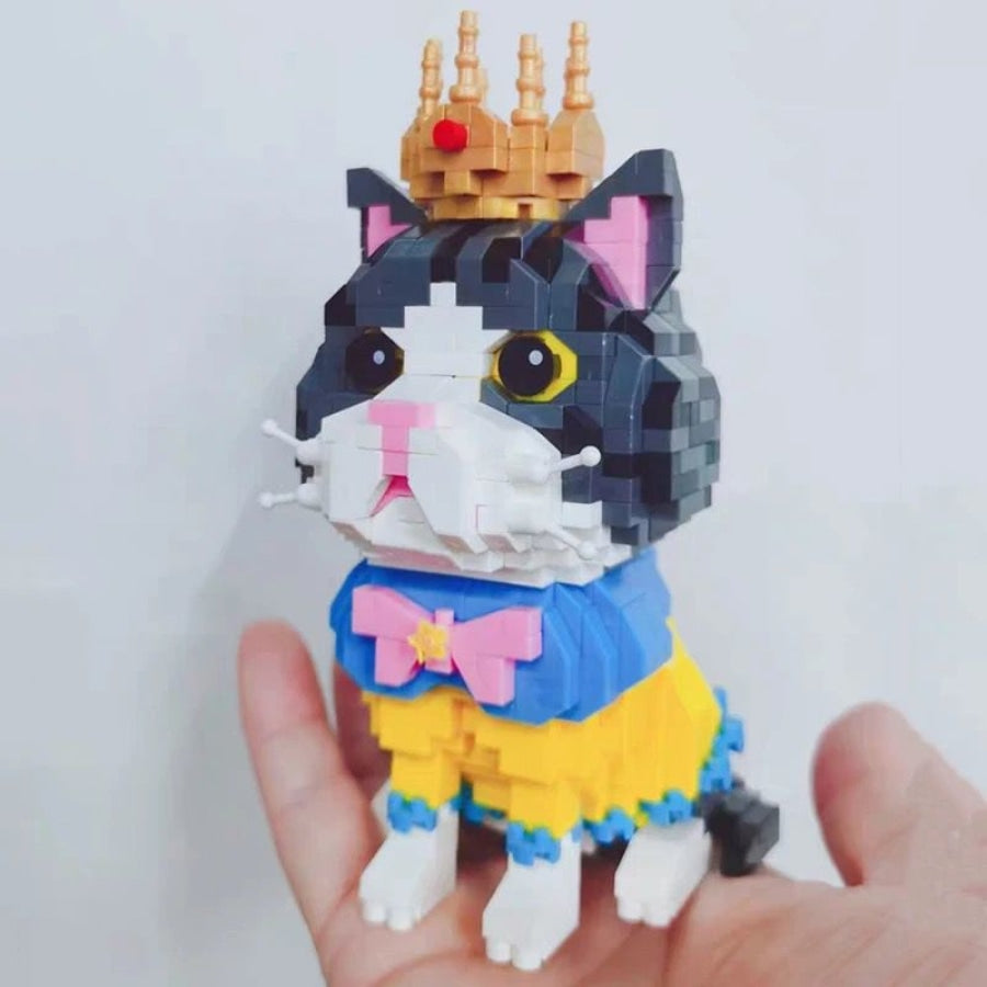 Katze mit Krone  | Bausteine