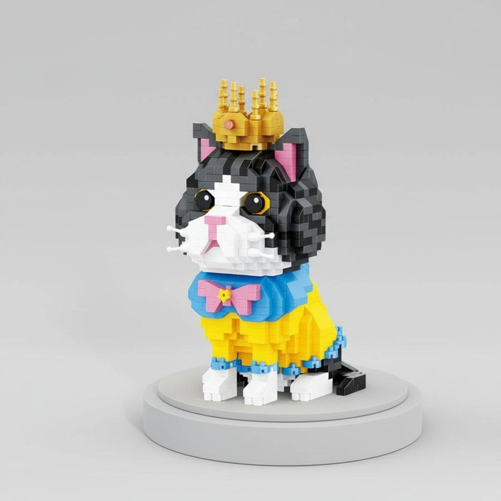 Katze mit Krone  | Bausteine