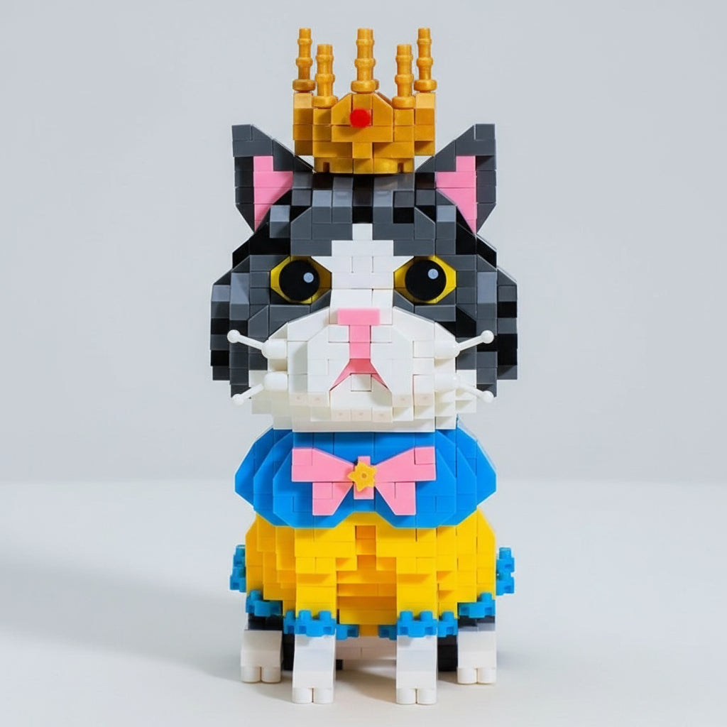 Katze mit Krone  | Bausteine