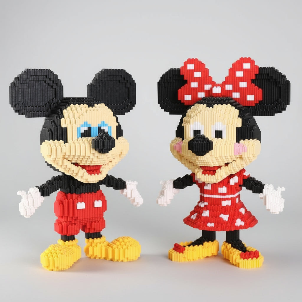 Mega Mouse im roten Kleid  | Bausteine