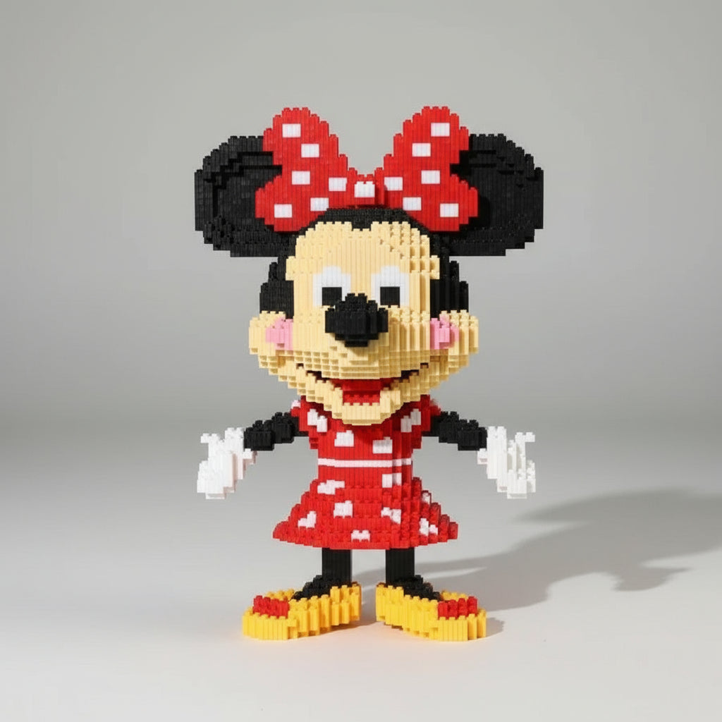 Mega Mouse im roten Kleid  | Bausteine