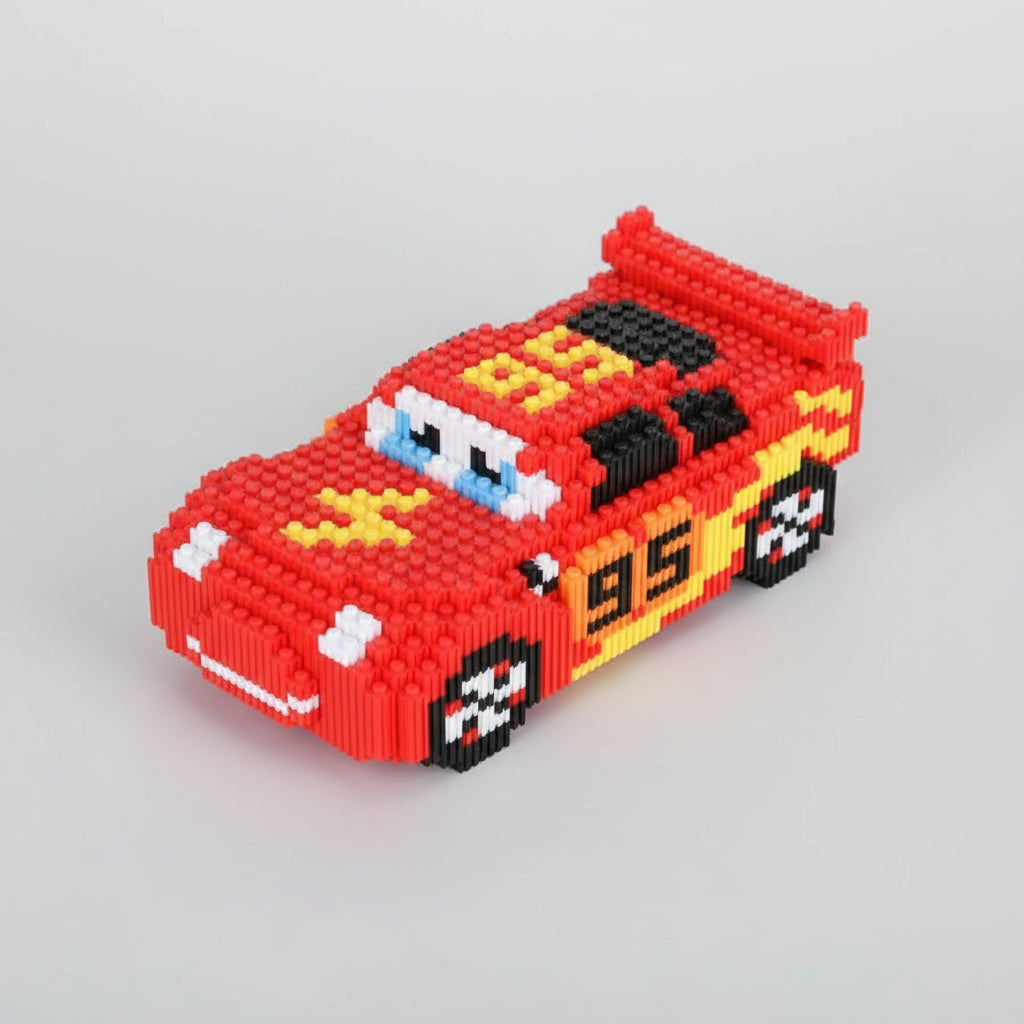 Rotes Rennauto | Bausteine