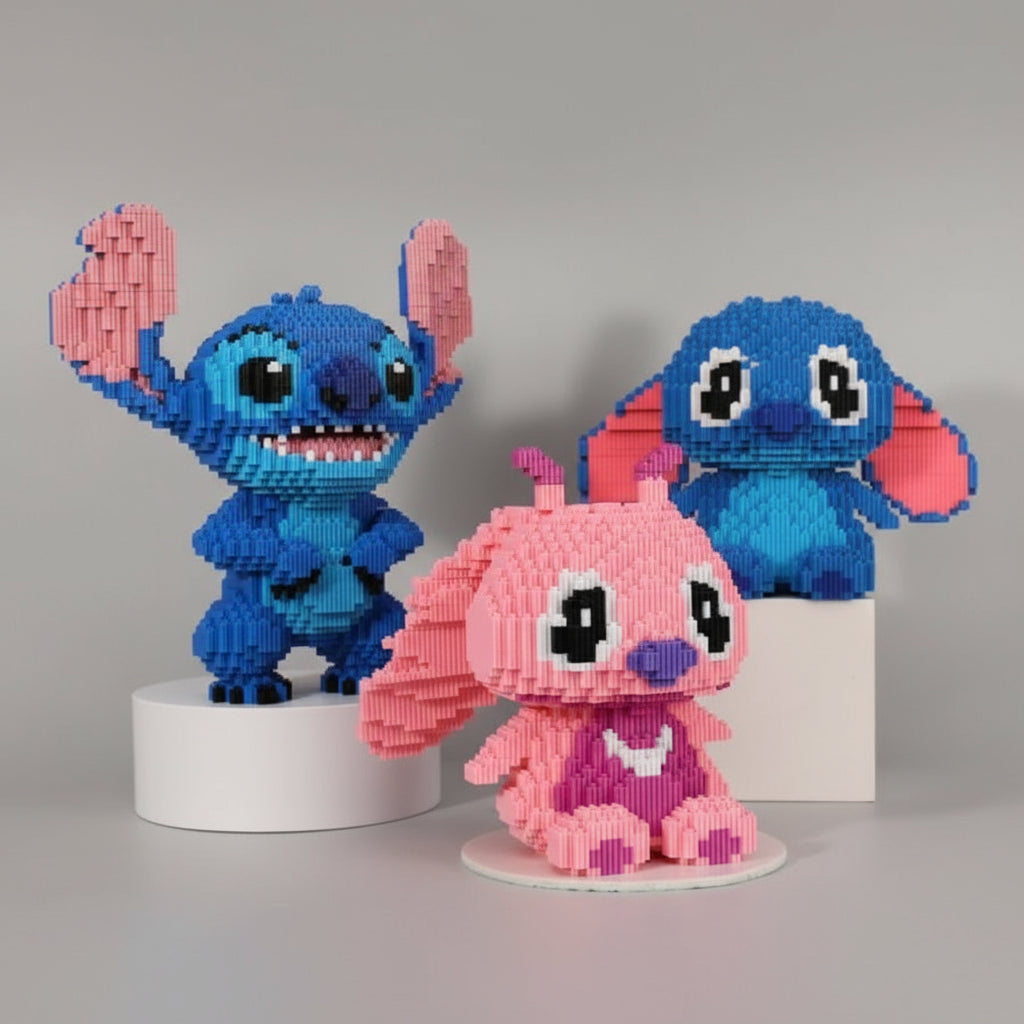 Traurige rosa Wesen  | Bausteine