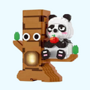 Panda im Baum Stiftehalter  | Bausteine