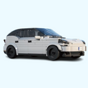Weißes auto