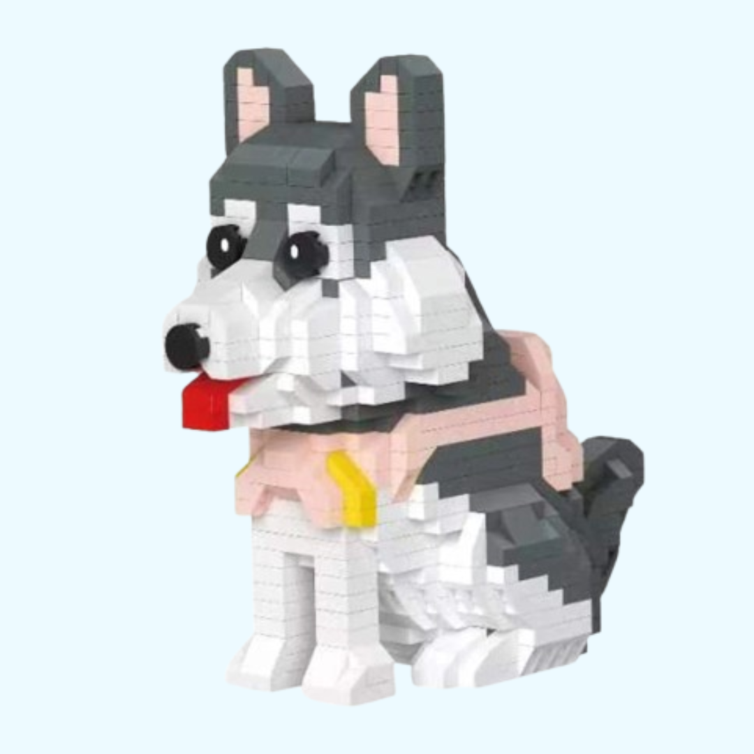 Grauer Husky