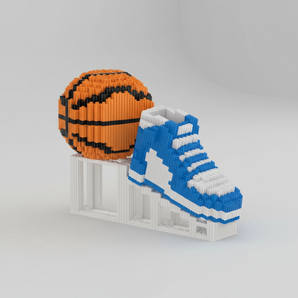 Basketballschuh & Ball | Bausteine
