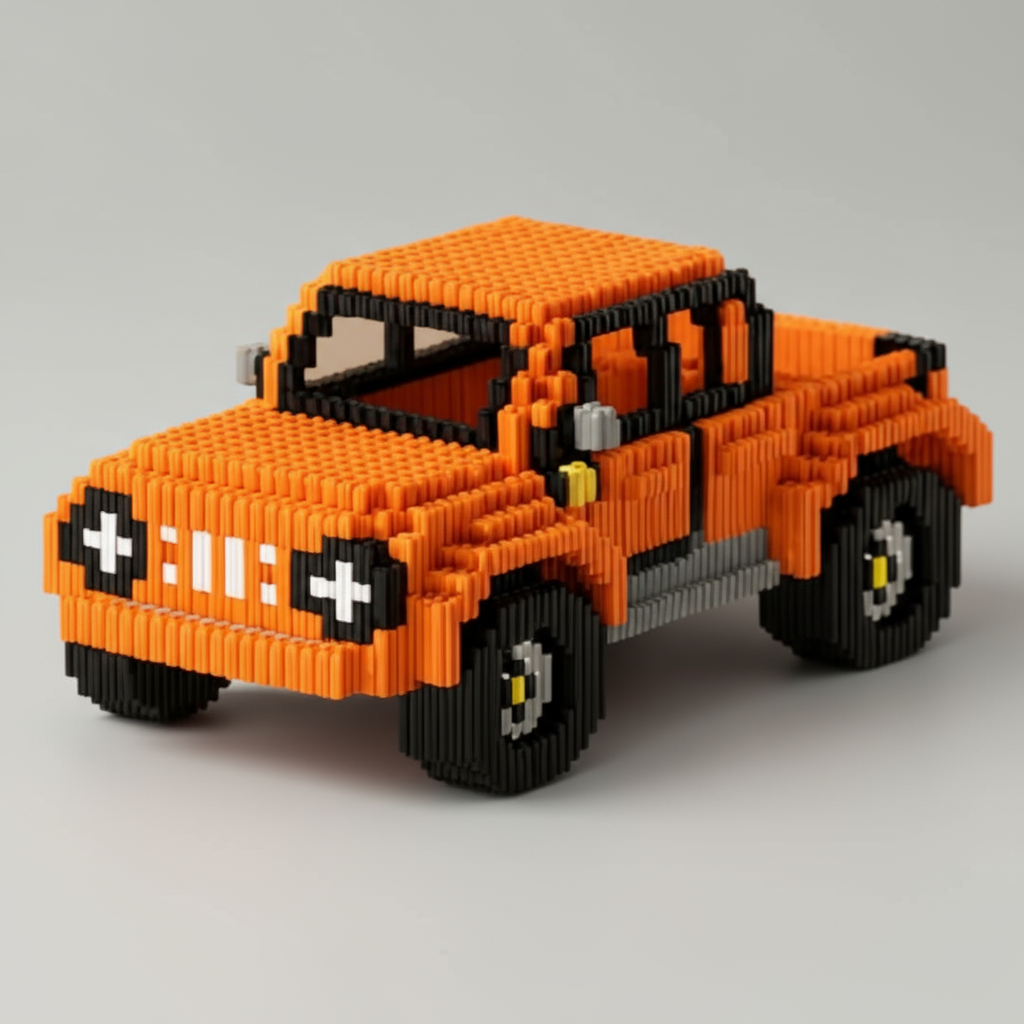 Oranger Truck | Bausteine