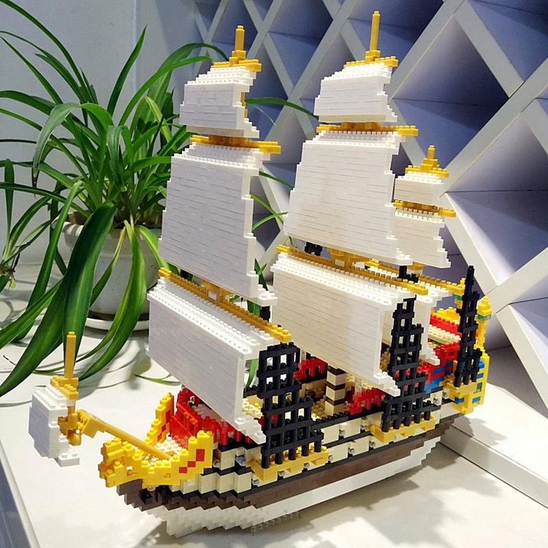 Piraten Segelboot  | Bausteine