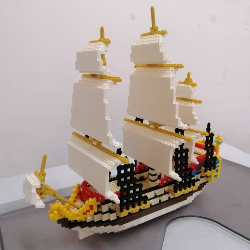 Piraten Segelboot  | Bausteine