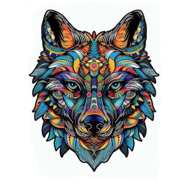 Wolf | 2D Holzpuzzle