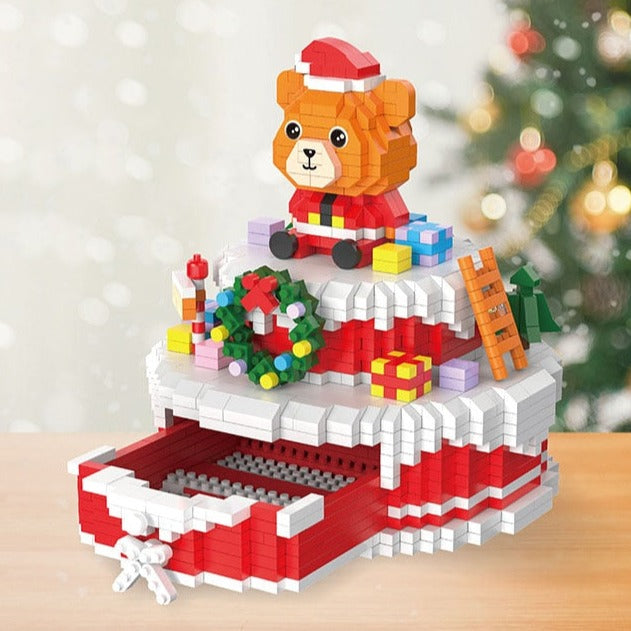 Weihnachtstablett  | Bausteine