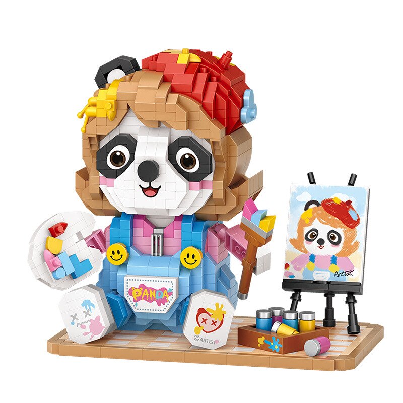 Maler Panda  | Bausteine