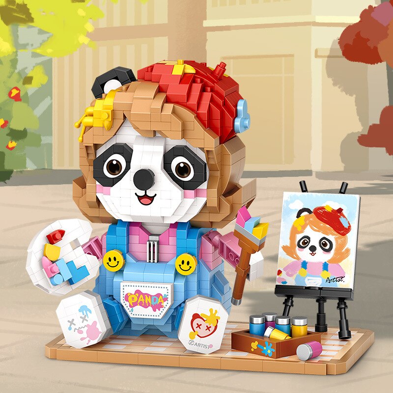 Maler Panda  | Bausteine