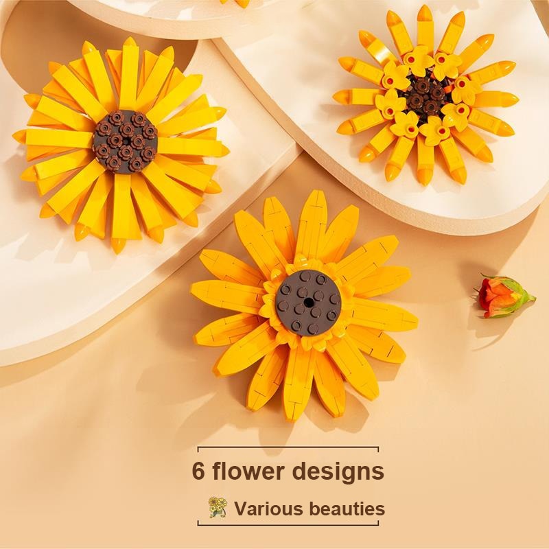 Sonnenblume Bilderrahmen  | Bausteine