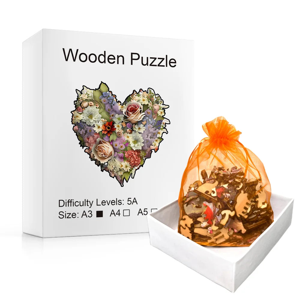 Herz | 2D Holzpuzzle