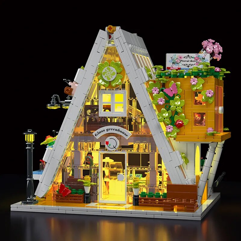 Glasblumenladen  | Bausteine